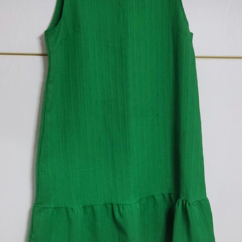 Summer dress green, like new, size Large