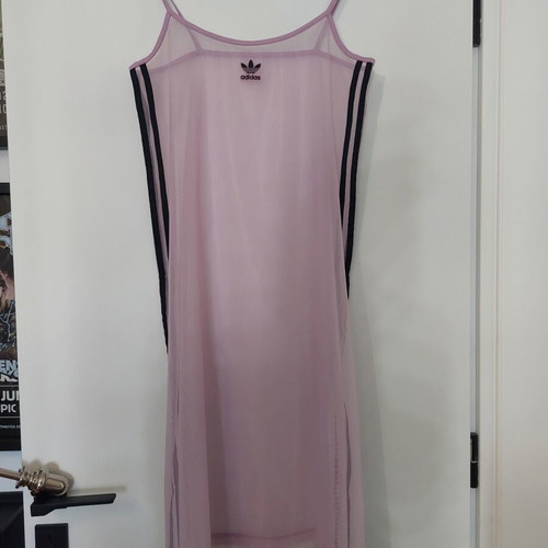 Adidas Originals see-through dress, size 34, lilac