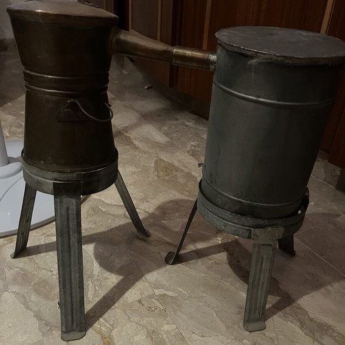 Copper Traditional Distillation Still 800ml with Cooler