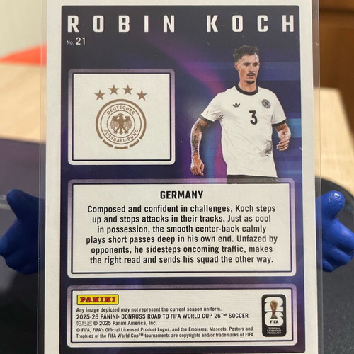 Donruss Road to World Cup 2025/26 Blue Magicians Robin Koch card like new