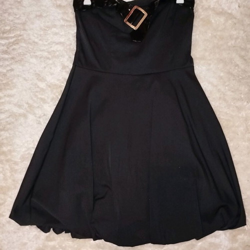 Black Balou mini strapless dress one size like new