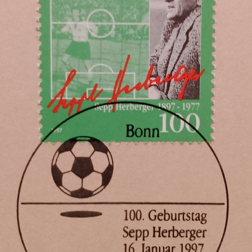 German 1997 stamp with Bonn first day cover