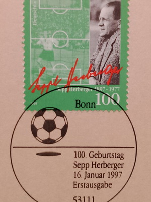 German 1997 stamp with Bonn first day cover