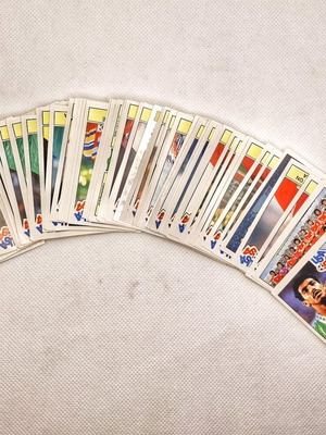 Lot Panini World Cup USA'94 stickers like new, 64 pieces