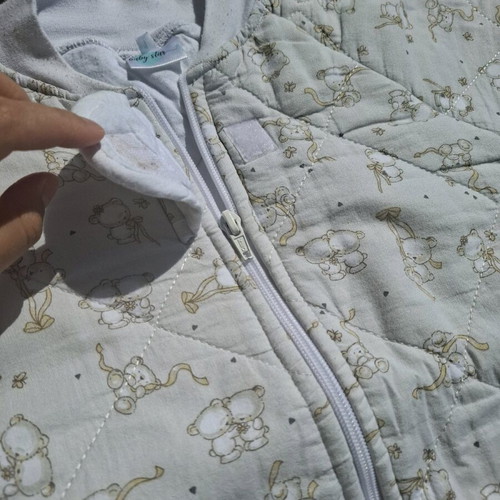 Baby Star sleeping bag white-beige with bears No 1 like new