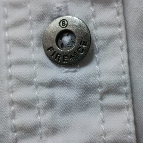 Bogner Fire + Ice white shirt dress like new, size S