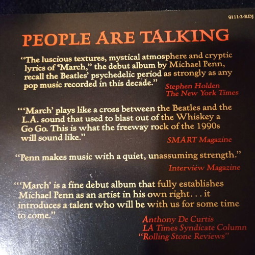 Michael Penn No Myth single used