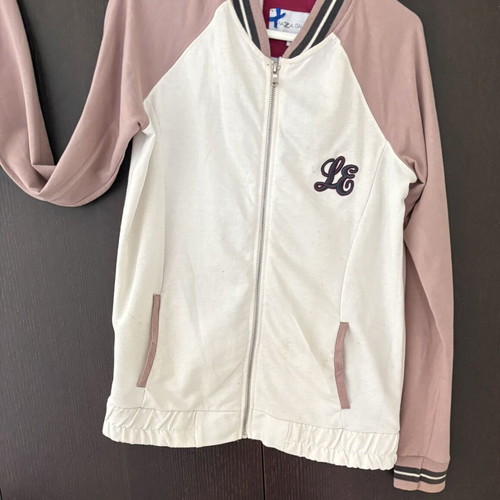 Piazza Italia women's jacket used, size Large, pink-cream