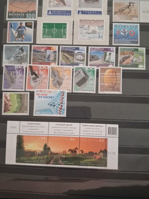 Swiss stamps new MNH Lux