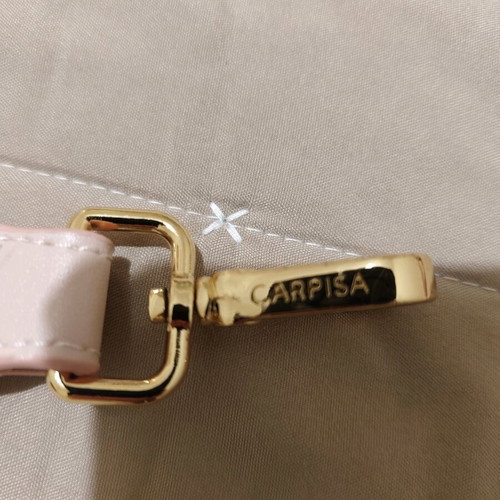 Carpisa bag strap pink powder, new, cotton