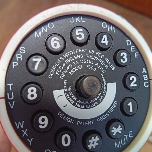 Coca Cola Landline Phone used retro collectible
