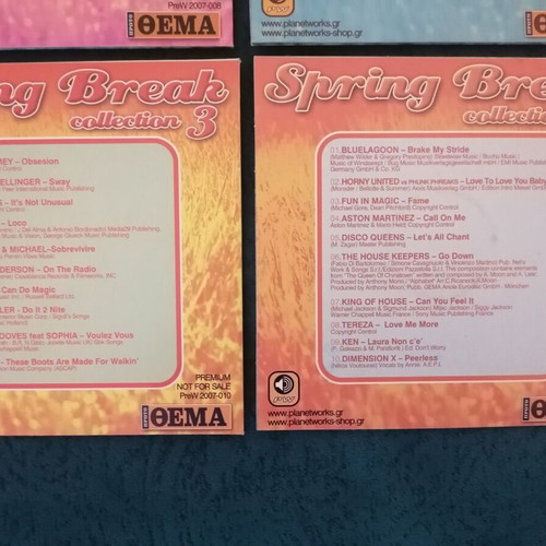 Spring Break collection 4 CD like new, 40 hits from 2007
