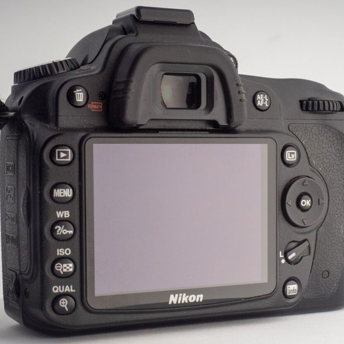 Nikon D90 DSLR camera, like-new condition