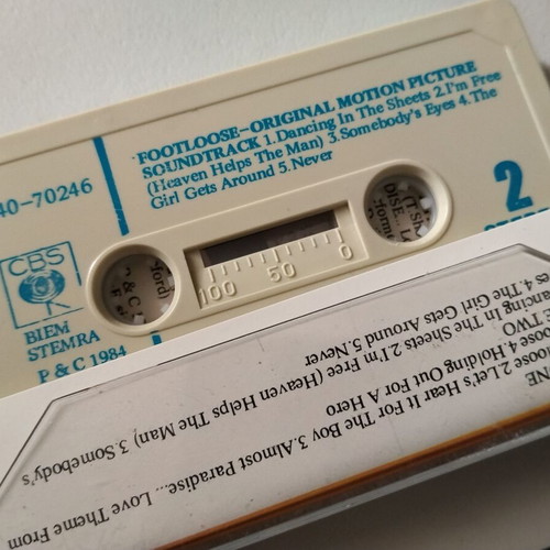 Footloose Soundtrack cassette used