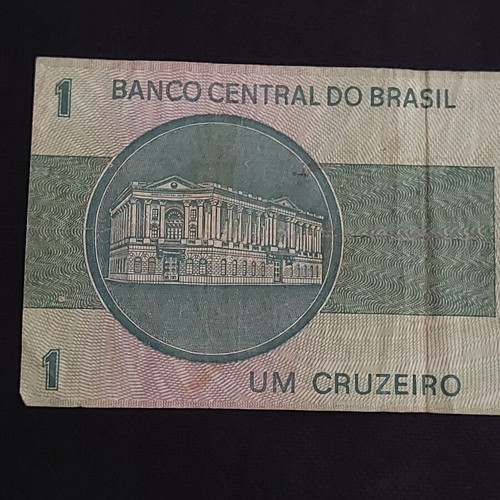 Brazil 1 Cruzeiro banknote used