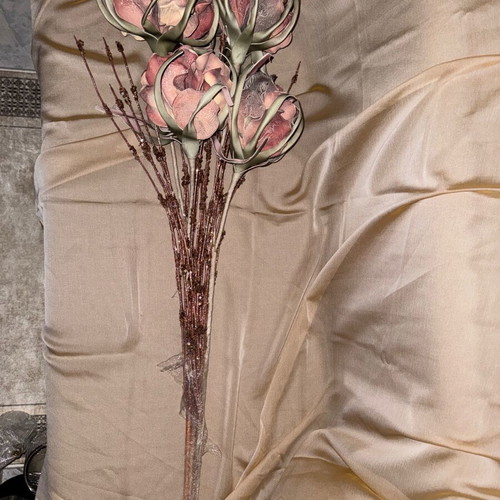 Protea decorative flower bouquet new, vintage shades