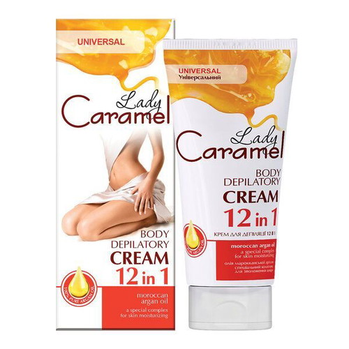 Lady Caramel 12-in-1 depilatory cream new, 200 ml