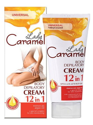 Lady Caramel 12-in-1 depilatory cream new, 200 ml