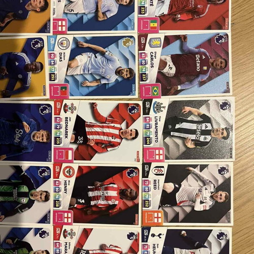 Adrenalyn XL 2025 Premier League cards pack of 17 like new