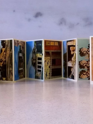 Foldable postcards used, pack of 12, Knossos