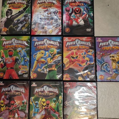 Power Rangers 10 DVD pack, dubbed series