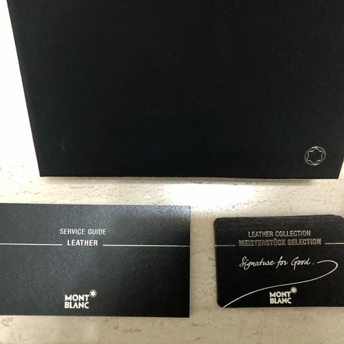 Montblanc Meisterstück UNICEF 4cc wallet new, black