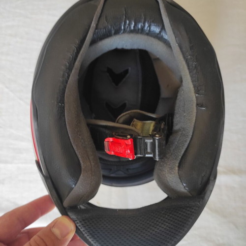 Shark S700 Zarco motorcycle helmet used with design, size Small