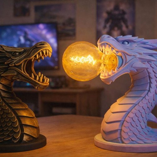 Draconis Table Lamp Dragon with Warm Light new