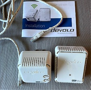 Devolo dLAN 500 duo WiFi Powerline Wifi Extender Bundle