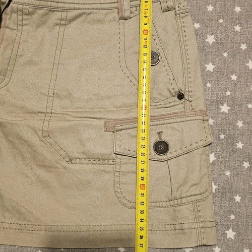 Beige Mango skirt like new with pockets, size XXL