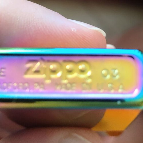 Zippo Classic Spectrum Model 151 lighter like new