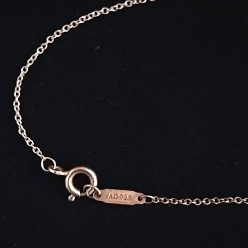 Tiffany & Co Twist knot silver necklace like new