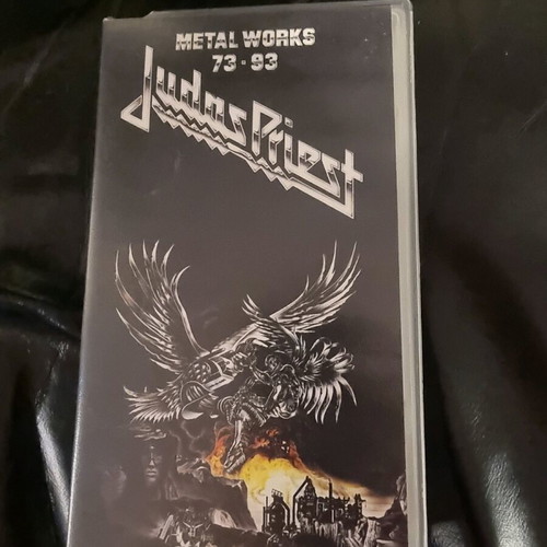 Judas Priest Metal Works 73-93 VHS used, metal