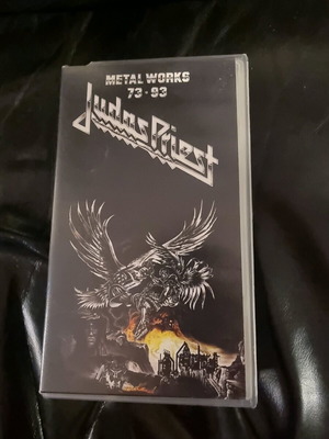 Judas Priest Metal Works 73-93 VHS used, metal