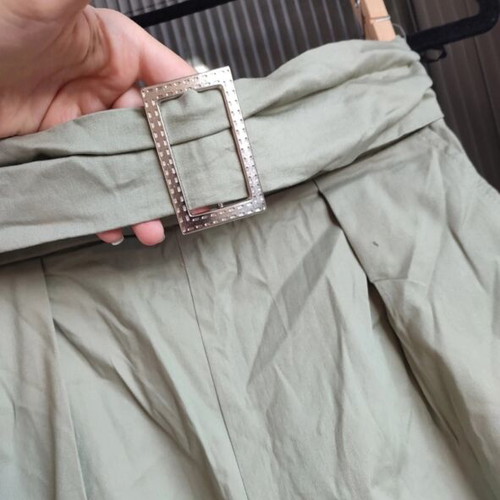 Anel Sage Olive Green Pants with Belt Size S New