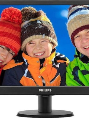 Philips 193V5LSB2 TN οθόνη 18.5" 1366x768 5ms χρόνος απόκρισης σαν καινούργιο