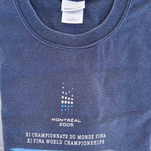 Speedo Montreal 2005 FINA World Championships Official T-shirt like new