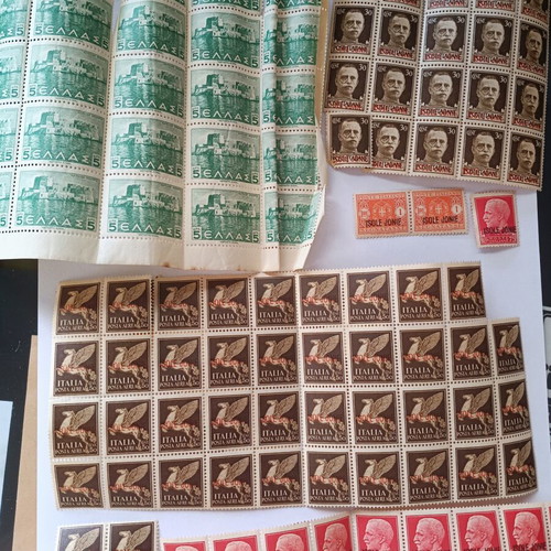Prewar stamp collection, Greek and foreign