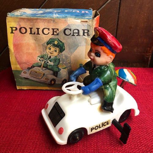 Elvip Police Car wind-up toy used