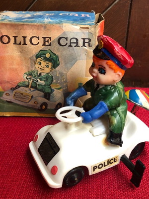 Elvip Police Car wind-up toy used