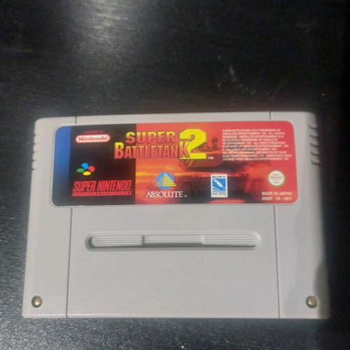 Super Nintendo Battletan 2 cartridge like new