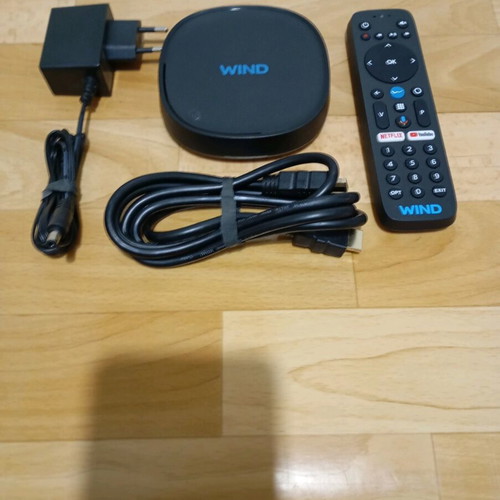 Wind Android TV box used, in good condition