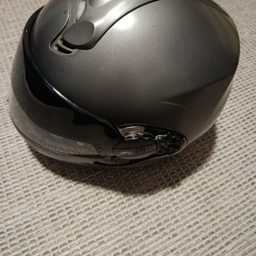 Nolan motorcycle helmet used, dual visor, flip-up