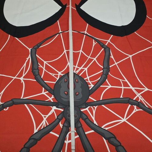 Spiderman Curtain like new, 214x68 cm pieces