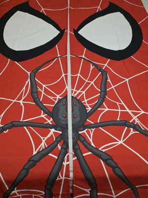 Spiderman Curtain like new, 214x68 cm pieces