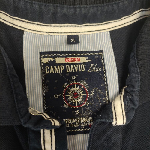 Camp David polo shirt blue XL like new