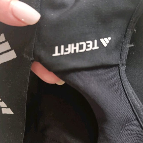 Adidas sports bra like new, black and white, size M/L