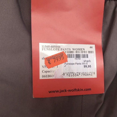 Jack Wolfskin Ski Pants new, women's XL polyester