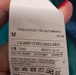 Sisley αντιανεμικό αδιάβροχο μπουφανάκι για αγόρι 7 ετών σαν καινούργιο, μπλε τιρκουάζ