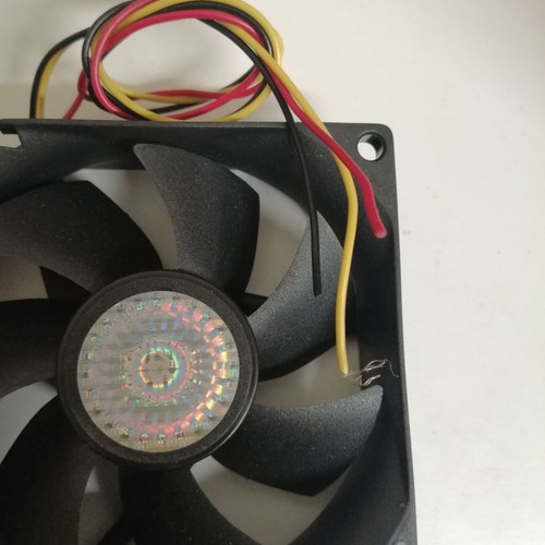 Cooler Master 80mm PC fan used with cut pin